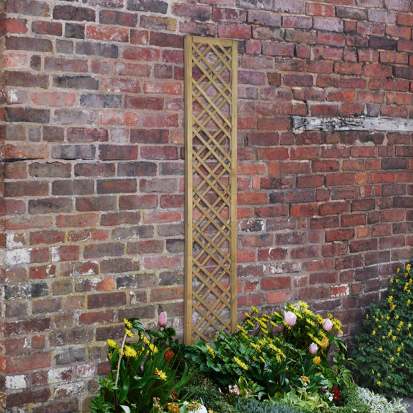 wooden lattice panels